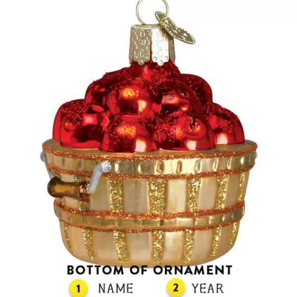 Discount Old World Christmas Apple Basket Ornament -