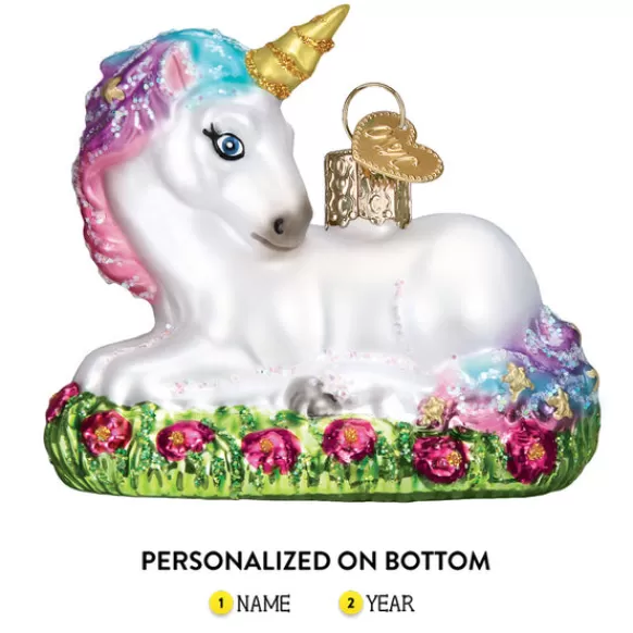 Cheap Baby Unicorn Ornament - Kids