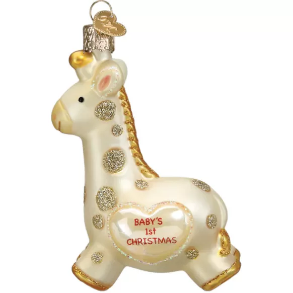 New Baby's 1St Christmas Giraffe Ornament - Baby