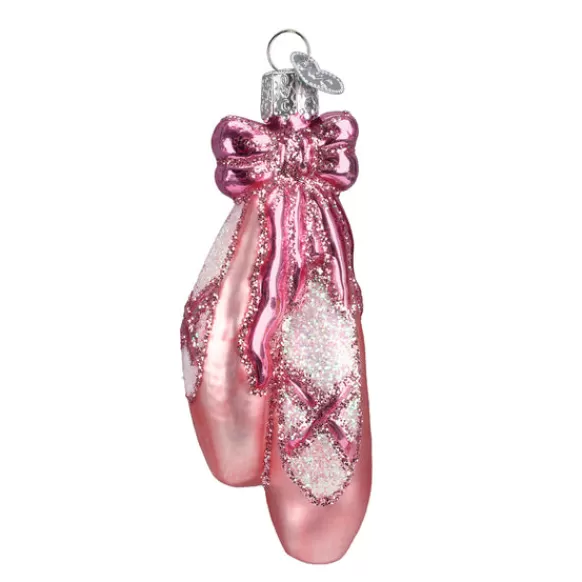 Online Old World Christmas Ballet Toe Shoes Ornament -
