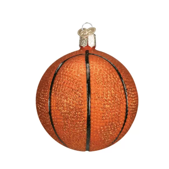 Fashion Old World Christmas Basketball Ornament -