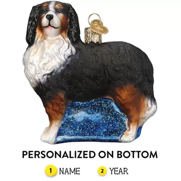 Cheap Old World Christmas Bernese Mountain Dog Ornament -