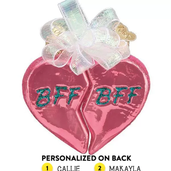 Flash Sale Bff Hearts Ornament - Inspirational