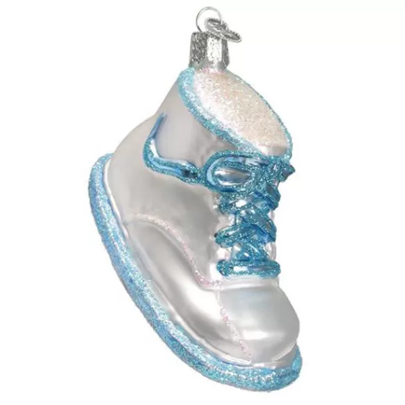 Discount Blue, Baby Shoe Ornament - Baby
