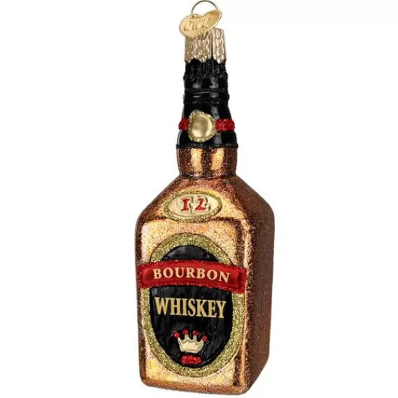 Flash Sale Old World Christmas Bourbon Bottle Ornament -