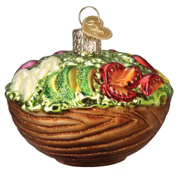 Clearance Old World Christmas Bowl Of Salad Ornament -