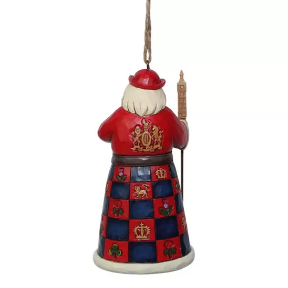 Shop British Santa Ornament Jim Shore