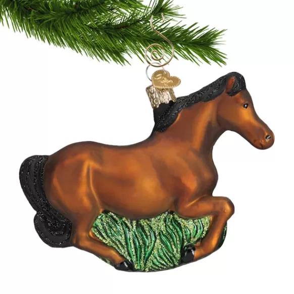 Sale Brown Mustang Horse Ornament - Horse & Farm