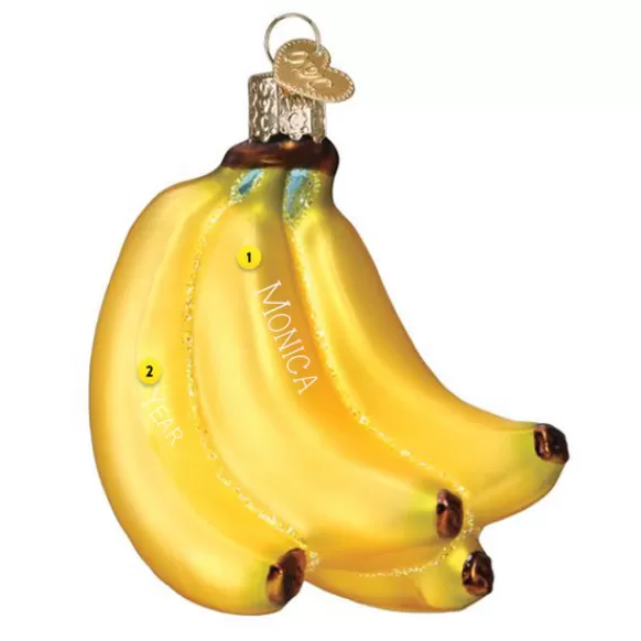 Clearance Old World Christmas Bunch Of Bananas Ornament -