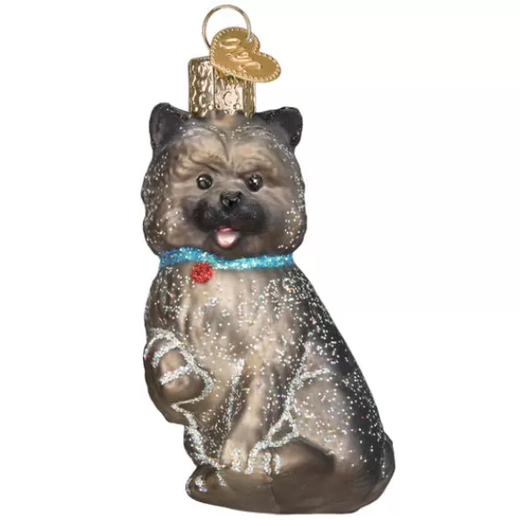 Cheap Old World Christmas Cairn Terrier Ornament -