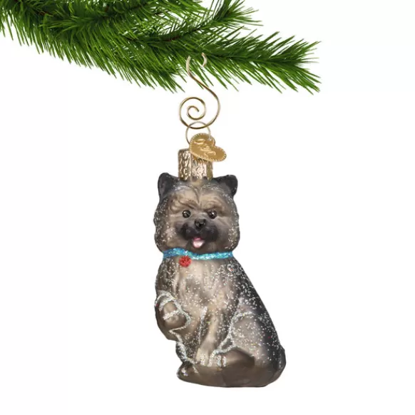 Cheap Old World Christmas Cairn Terrier Ornament -