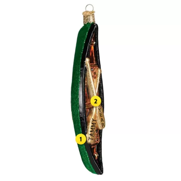Discount Old World Christmas Canoe Ornament -