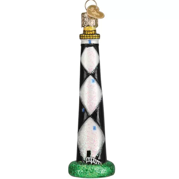 Fashion Old World Christmas Cape Lookout Lighthouse Ornament -