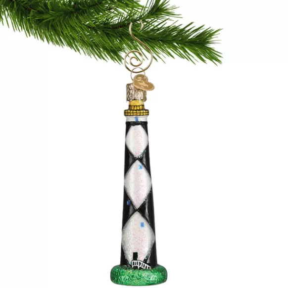 Fashion Old World Christmas Cape Lookout Lighthouse Ornament -