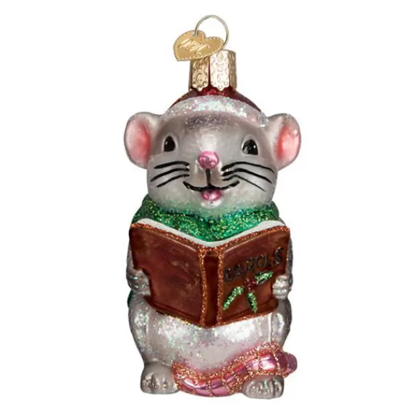 Best Sale Caroling Mouse Ornament - Animals