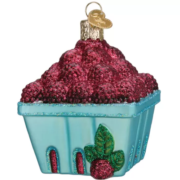 Fashion Old World Christmas Carton Of Raspberries Ornament -