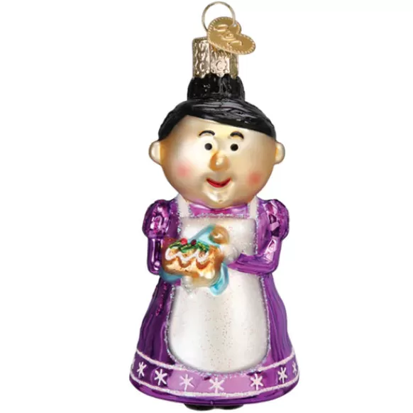 Flash Sale Old World Christmas Cheery Mrs. Claus Ornament - Rudolph -