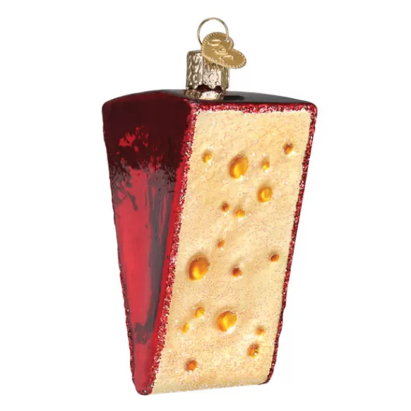 Clearance Old World Christmas Cheese Wedge Ornament -