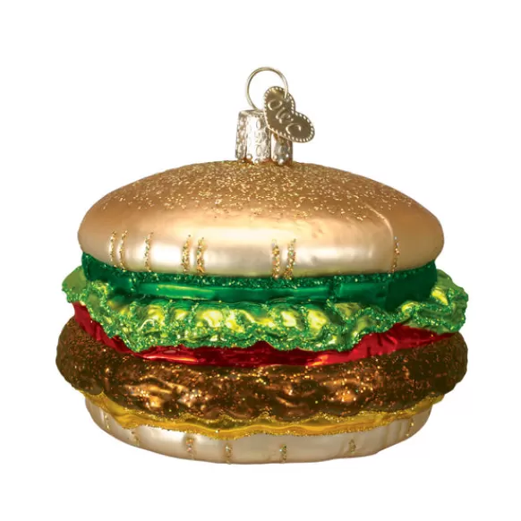 Fashion Old World Christmas Cheeseburger Ornament -