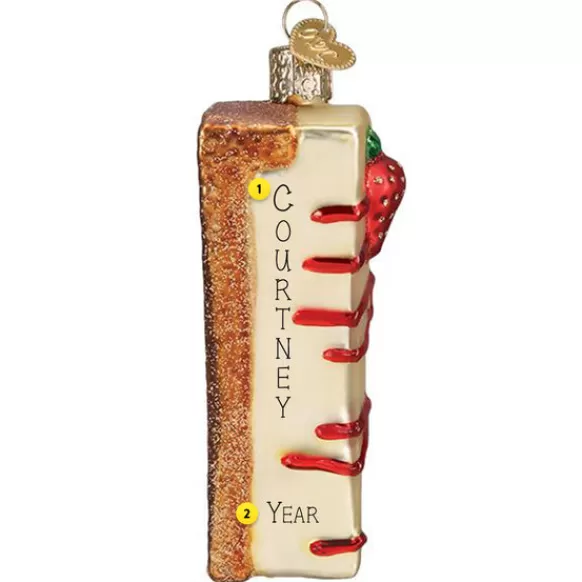 Cheap Old World Christmas Cheesecake Ornament -