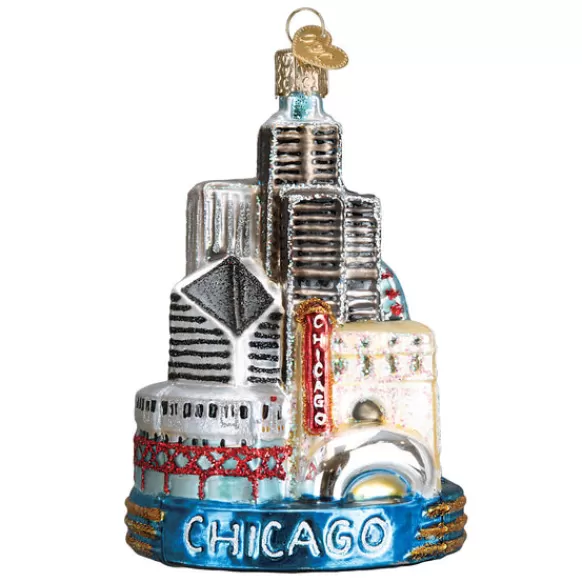 Outlet Old World Christmas Chicago Ornament -