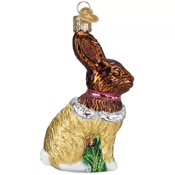 Sale Old World Christmas Chocolate Easter Bunny Ornament -