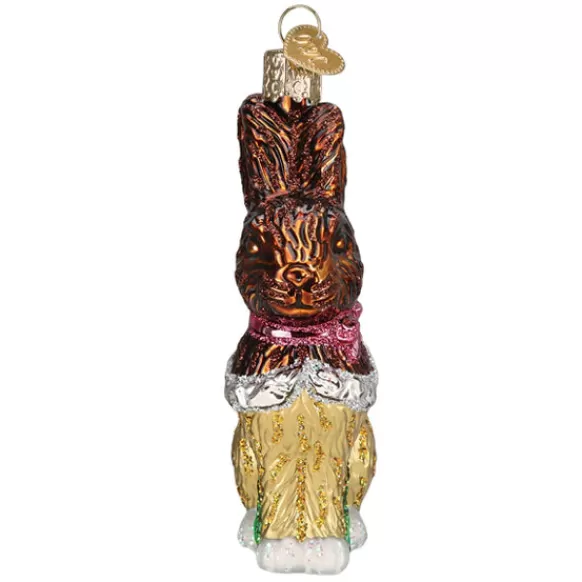 Sale Old World Christmas Chocolate Easter Bunny Ornament -