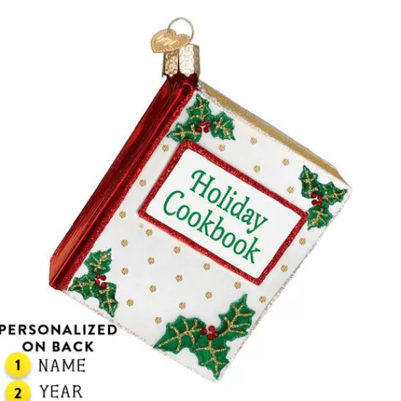 Cheap Christmas Cookbook Ornament - Household