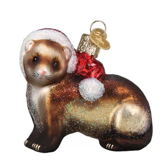 Hot Christmas Ferret Ornament - Animals