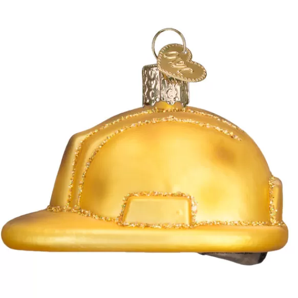 Sale Old World Christmas Construction Helmet Ornament -