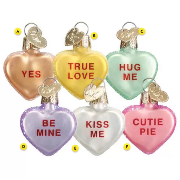 Sale Old World Christmas Conversation Heart Ornament -