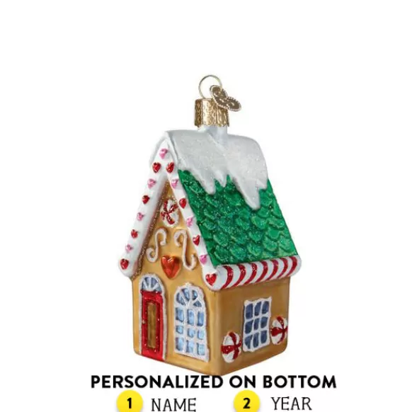 Fashion Old World Christmas Cookie Cottage Ornament -