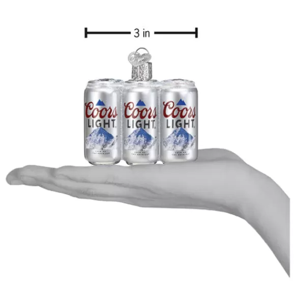 New Old World Christmas Coors Light Six Pack Ornament -