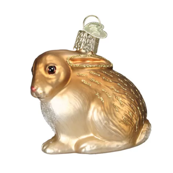 Fashion Cottontail Bunny Ornament - Animals