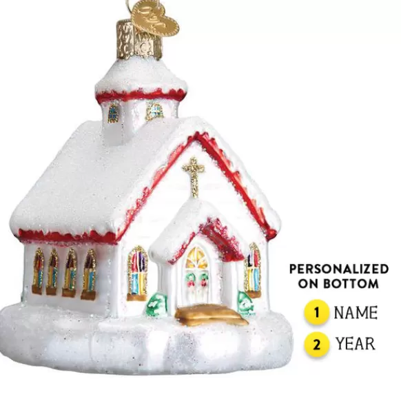 Store Country Church Ornament - Angels & Religious