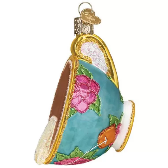 Outlet Old World Christmas Cup Of Tea Ornament -