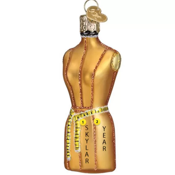 Online Dress Form Ornament - Hobbies & Activities