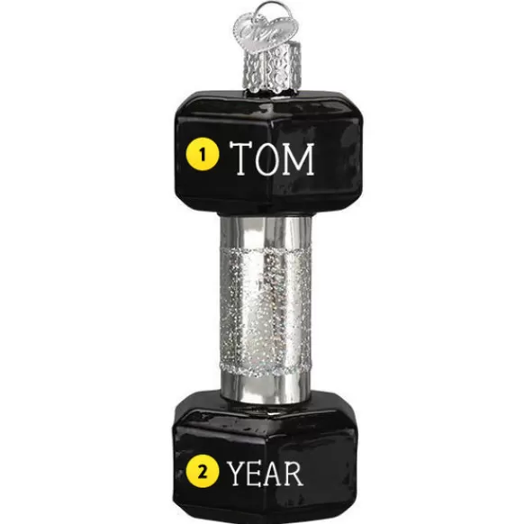 Flash Sale Old World Christmas Dumbbell Ornament -