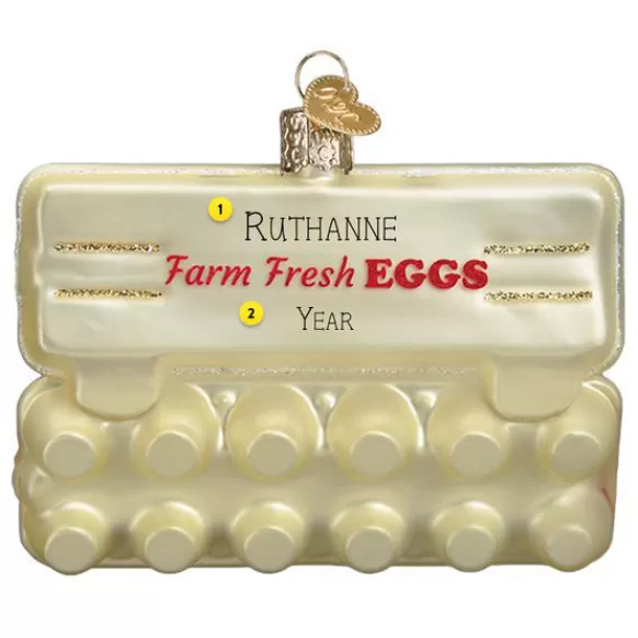 Best Sale Old World Christmas Egg Carton Ornament -