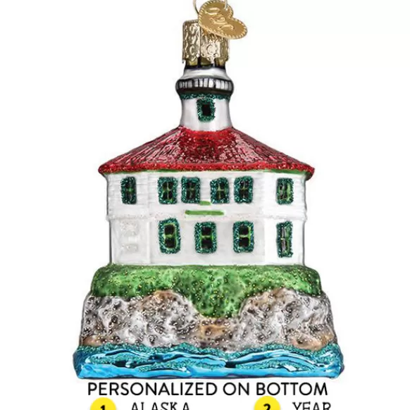 Shop Old World Christmas Eldred Rock Lighthouse Ornament -