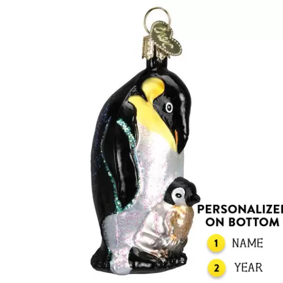Clearance Emperor Penguin With Chick Ornament - Fish & Reptile