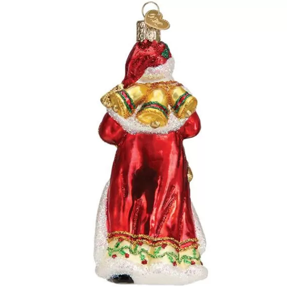 Discount Old World Christmas Father Christmas With Bells Ornament -