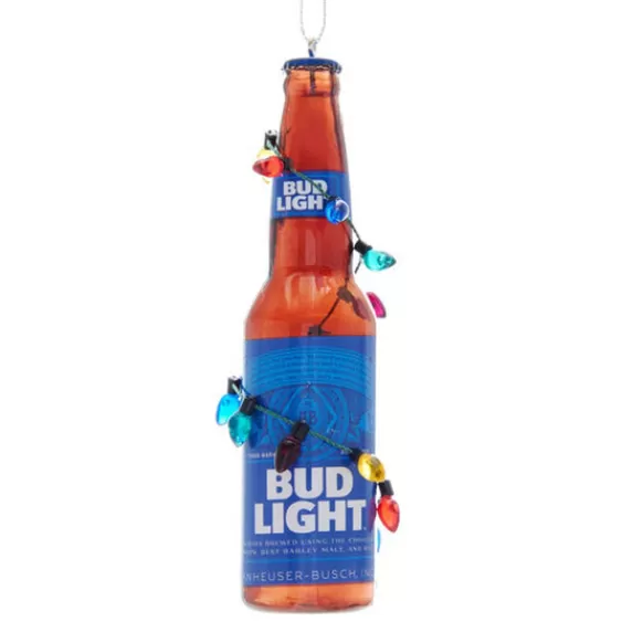 Discount Kurt Adler Festive Budweiser® Bud Light Bottle Ornament