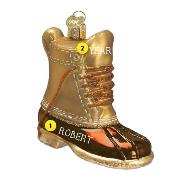 Store Old World Christmas Field Boot Ornament -