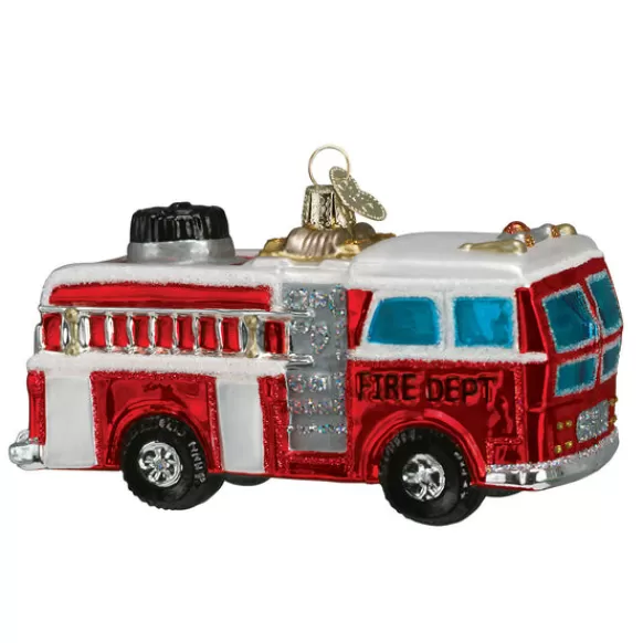 Discount Old World Christmas Fire Truck Ornament -