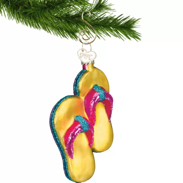 Cheap Old World Christmas Flip-Flop Ornament -