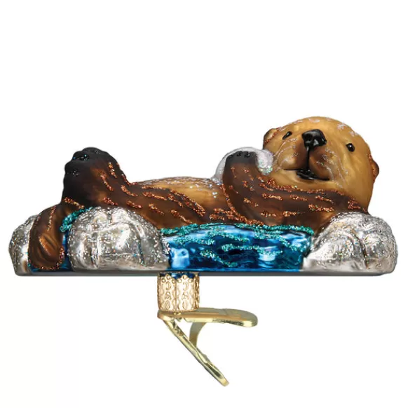 Online Floating Sea Otter Ornament - Animals