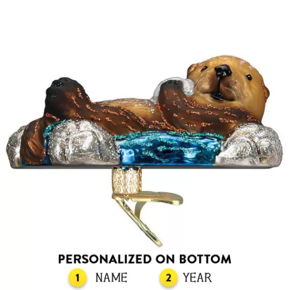 Online Floating Sea Otter Ornament - Animals