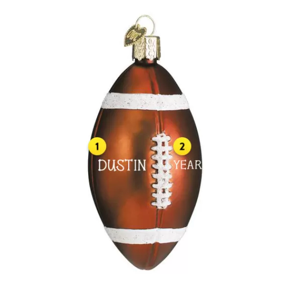 Best Sale Old World Christmas Football Ornament -