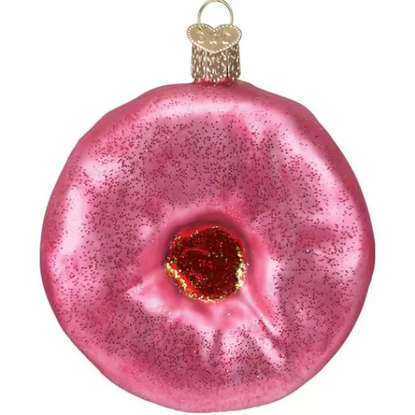 Cheap Old World Christmas Frosted Donut Ornament -